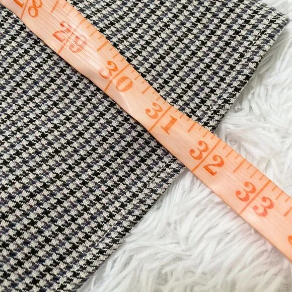 Women Free People My Girl Houndstooth Mini Dress in Medium Gray Size 12 - Picture 6 of 9